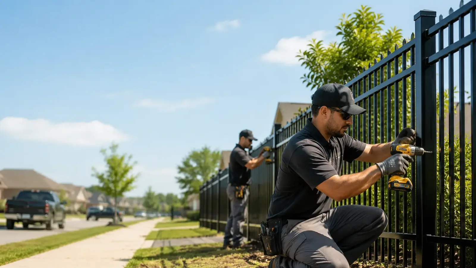 Metal Fence Installation in Fort Loudon, PA